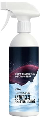 Generico Descongelante para parabrisas de coche | 120 ml de agente descongelante | Quitahielo vehículos – Para coches, SUV, parabrisas, cristales, espejos, cerraduras, cierres e invierno