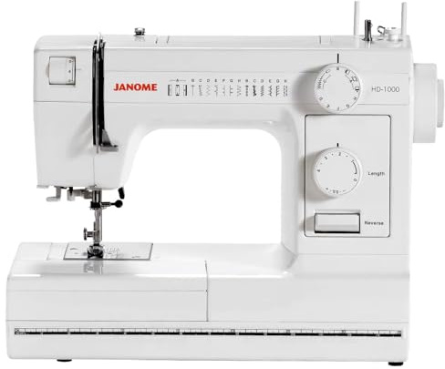 Janome HD1000 Heavy-Duty Sewing Machine with 14 Built-In Stitches