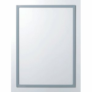 Ultradex Infotasche mit Ausschnitt A4 hoch BxH 225x312mm selbstklebend VE=1 Stück grau