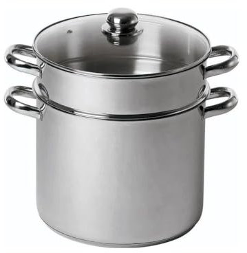 COUSCOUSSIER MARMITE 2 EN 1 BAUMALU INOX INDUCTION 26 CM 11 L - A12-4937