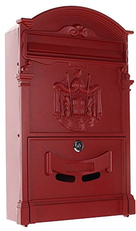 HomeDesign Briefkasten HDM 100 Rot