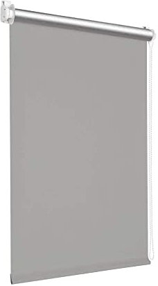 Victoria M. Tenebra Thermorollo Klemmfix Rollo, Verdunkelungsrollo, Hitzeschutz, Sichtschutz, Ohne Bohren, inkl. Montagematerial, 70 x 160 cm, Grau