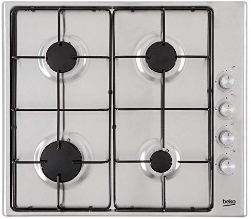 Beko CIHG21SX 60cm Gas Hob - Stainless Steel/Four Burners