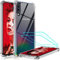 LeYi Handyhülle für Samsung Galaxy A70/A70s Hülle mit Panzerglas Schutzfolie(2 Stück), Neu Transparent Case Hard PC Air Cushion Schutzhülle Handy Hüllen für Samsung Galaxy A70 Crystal Clear