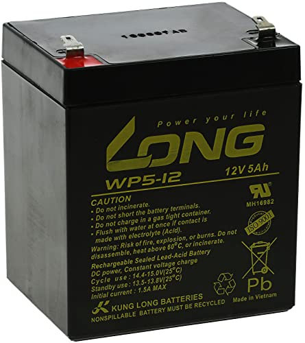 KungLong Bleiakku WP5-12, 12V, Lead-Acid