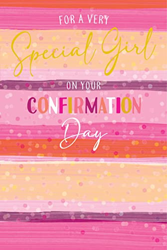 For A Very Special Girl On Your Confirmation Day Card Lovely Verse