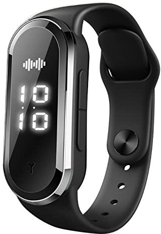 Bracelet anti-moustiques à ultrasons - Bracelet anti-moustiques électronique - Bracelet anti-moustiques anti-insectes sans danger pour les enfants, adultes, camping en plein air, randonnée - Noir