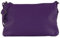 modamoda de - T258 - Borsa a tracolla da donna in pelle italiana, Lilla, m