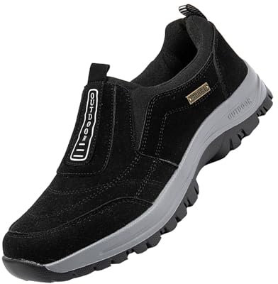 Zapatillas Seguridad Hombre Zapatos Barefoot Hombre Zapatos Deportivos Primavera Y Verano Hombre Plana Malla Ligera Transpirable sin Cordones Sencillos Características: Zapatillas Tela Mujer