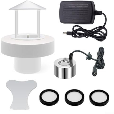 ZAMETTER Kit de brumisateur de bassin 24 V avec système d'arrêt de sécurité, protection flottante pour intérieur et extérieur