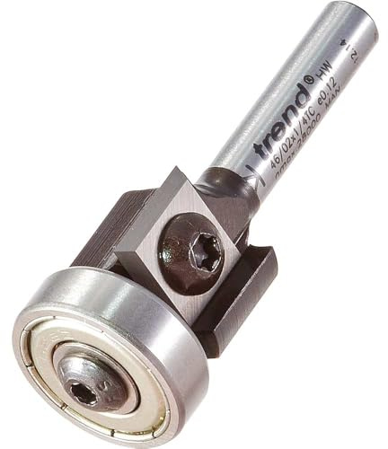 Trend Professional Rota-Tip Cutter, 1/4 Inch Shank, 19mm Cut Diameter & 12mm Cut Length, Tungsten Carbide Tipped, 46/02X1/4TC