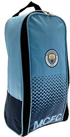 Man City Stiefeltasche mit verblassendem Design, blau, ca. 35 cm x 18 cm x 12 cm