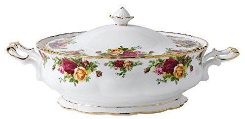Royal Albert Old Country Roses Gemüseschale mit Deckel, 1,4 l, mehrfarbig