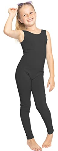 STRETCH IS COMFORT Girl's Unitard Black Large