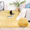 FRAAI | Home & Living Hochflor Teppich - Comfy Supreme Gelb - Shaggy, Einfarbig - Modern, Skandinavisch - Wohnzimmer, Esszimmer, Schlafzimmer - Fellteppich - Carpet