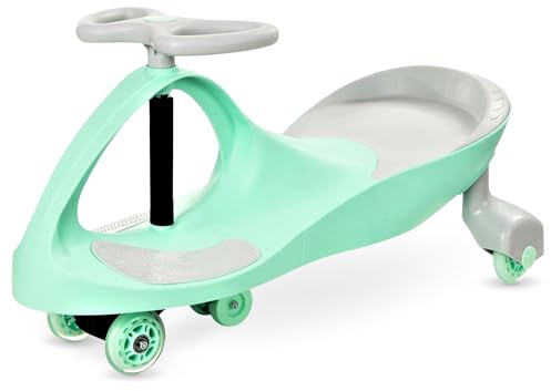 TWISTCAR Auto Giocattolo per Bambini 3+ Anni - Macchina a Spinta con Volante LED, Ruote in Gomma, Capacità 120kg - Gioco Attivo Senza Batterie per Sviluppo Motorio e Coordinazione