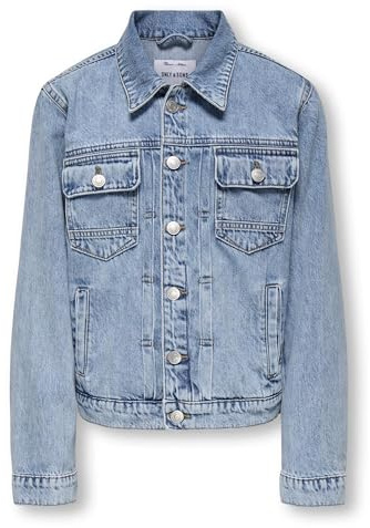 Only & sons junior Chaqueta para niño Osjduke Lb 2847 Tai DNM Noos, Mezclilla De Color Azul Claro, 152