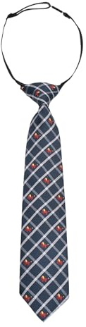 Alizeal Cravate pré-nouée pour tout-petit de 11 pouces avec motif d'animaux mignons, motif fantaisie, réglable, pour fête d'école, anniversaire, taille unique