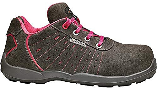 Base Protection Attitude S1P SRC Säkerhetssko, storlek: 37, Färg: Grå/Fuchsia, B0670GFR37