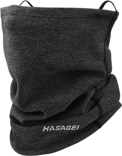HASAGEI Loopschal Winddicht Multifunktionstuch Winter Fleece Neckwarmer Herren Loop Schal Damen Halstuch Warm Halten Sportschal Halswärmer für Skifahren Fahrrad Jogging (Grau Hängendes)