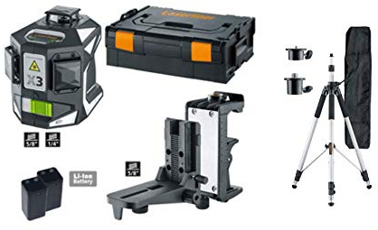 LASERLINER Akku-Kreuzlinienlaser X3-Laser Pro Set 3,7 V 4,5 Ah (IEC) Li-Ion