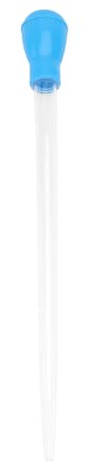 VILLCASE Limpiador de pipetas con cuentagotas para Acuario, 50 ml, Cambiador de Agua para Acuario, Limpiador de Grava, Limpiador Manual de residuos para acuarios, alimentador de Coral (Azul)
