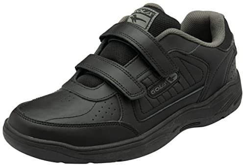 Gola Men's Belmont 2 Twin Bar Walking Shoe, Black, 10 UK