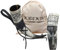 Hornerey Trinkhorn Freya's Horn, 500 ml Wikinger Trinkhorn Set mit Ständer und Gürtelhalter, Methorn, LARP, Horn, 1 Stück (1er Pack), Schwarz