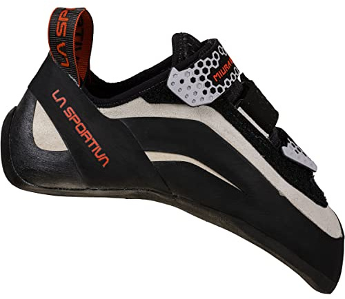 LA SPORTIVA Scarpette Arrampicata Miura VS, White-Cherry Tomato, EU 38