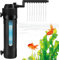 Internal Fish Tank Filter, 5 in 1 Adjustable Aquarium Filter Pump with UV Steriliser, Ultra Silent Biochemical Filtration Pump, 500 L/H Water Pump Aquarium Filter Fit for 200L Fish Tank Aquariums