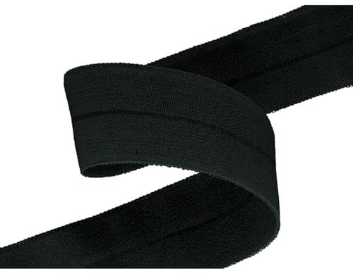 maDDma Falzgummi 100m Faltgummi 20mm hochelastisch Faltgummi Schrägband Saumband Farbwahl