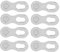 Yosoo Health Gear 12 Speed Quick Link, 4 Pairs Bike Chain Quick Links Cycle Chain Missing Link Quick Release Chain Link for 12 Speed Chain (Silver)