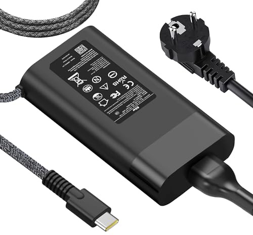 Nouveau Chargeur Rapide USB C 65 W/45 W Compatible avec Les Ordinateurs Portables HP Elitebook, Envy, Spectre, Envy X360, Spectre X360, Chromebook et ProBook Voyage Type C
