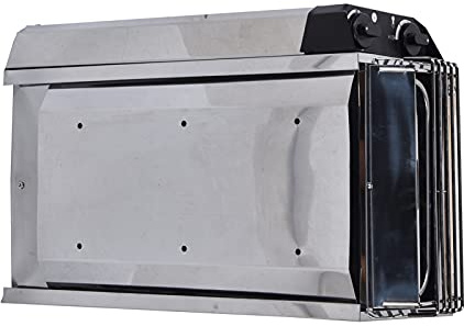 Kikumi Calentador de Sauna de Acero Inoxidable de 3,6 KW, Calentador de Sauna, Control Interno, Equipo de Sala de, 230 V