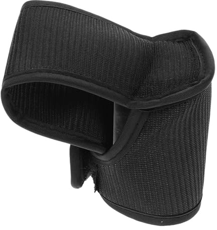 Veemoon Housse de Guidon de Vélo Garçon et Filles Noire, Protection Poitrine Anti-Collision Détachable, Accessoire de Sécurité pour Trottinette et Vélo D’équilibre, Compatible Multisports