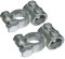 KafTon 2Pcs Positive & Negative 14.3mm - 70mm2 Pair Zinc Car Auto Battery Terminal Clamp Connector