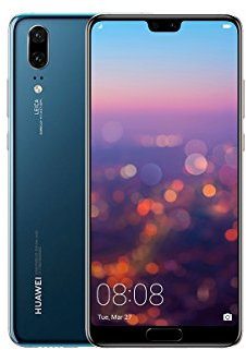 Huawei P20 Smartphone, 128 GB, 4 GB, Azul/Negro (Midnight Blue) (West European Version)