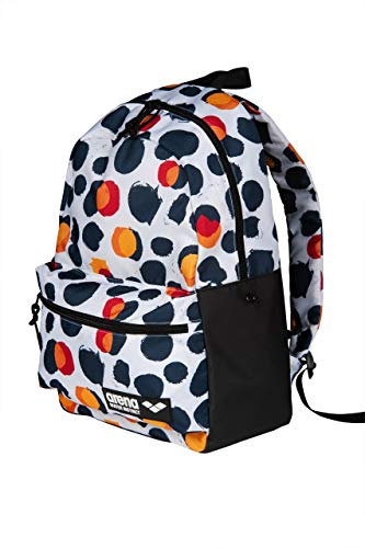 ARENA Unisex – Erwachsene Rucksack Sport Schule Team Allover 30L, Polka dots, one Size