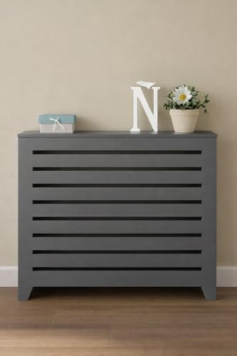 Cubre radiadores lacados Gris Mate. Diferentes Medidas. También fabricamos a Medida. Consultar: info@greca.info Tfno 948312264 (64 * 19 * 87 cms)