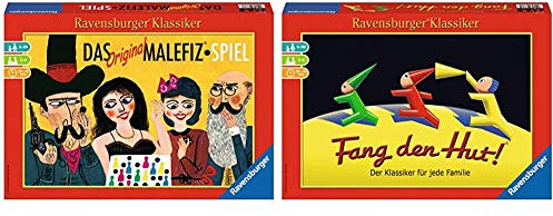 Ravensburger Spiele 26737 - Das Original Malefiz®-Spiel & Spiele 26736 - Fang den Hut!®