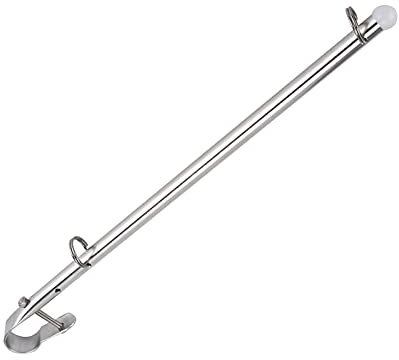 Flaggenhalter, Bootsflaggenstab, Flaggenstab, 40 cm, Edelstahl-Schienen-Hardware-Beschläge für Yachtschiffe