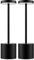 MQLOON Kabellose Tischlampe 2er set, LED Tischlampe Akku, Metall Schwarz, Geeignet für Restaurants, Zum Gebrauch im Freien und in geschlossenen Räumen