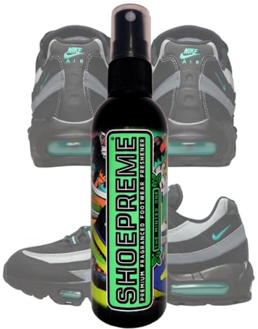 Shoe Deodoriser Spray 100ml – Antibacterial Shoe Spray for Odour Removal, Keeps Shoes Fresh Up to 3 Days, Twisted Mint Fragrance, Smelly Shoes Odour Eliminator for Trainers & Boots