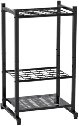 JISADER Organizzatore per Utensili da Giardino rastrelli da Giardino Strumenti a Mano Regolabili Porta di Scopa rastrella scaffale per tettoia per capannone