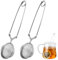 2-Stück Teezange für Losen Tee,Teeei für Losen Tee,Teekugel,Teesieb,Feinmaschiges Teeei Edelstahl,Tea Balls,Tee Ei Sieb,für Losen Tea﻿,Gewürze Usw Des Rostfreiem Filtres mit Handle,Mehrweg Teefilter