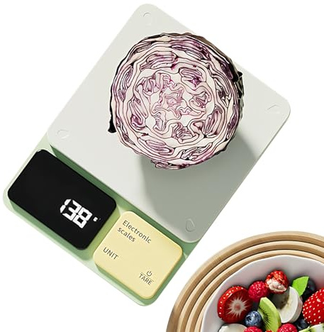 Báscula De Cocina - Recargable 5 Unidades - Báscula de Precisión para Alimentos para Cocinar,Para Café, Pan, Condimentos, Postres, Hogar, Panadería, Restaurante, Catering, Camión