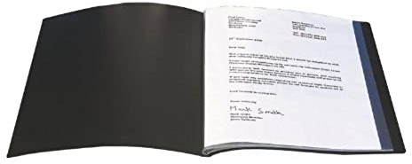 Q Connect 10 Pocket Presentation Book - Black