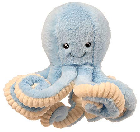 FeiWen Krake Plüschtier Stofftier Geschenk Elastischer Tentakel Inneneinrichtung (Blau, 60cm)