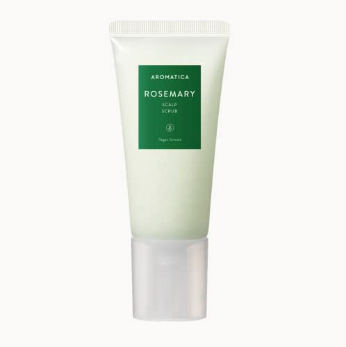 [AROMATICA] Rosemary Scalp Scrub 165g - Upgraded Container with Long Nozzle! Sea Salt Scalp Scrub Exfoliator!