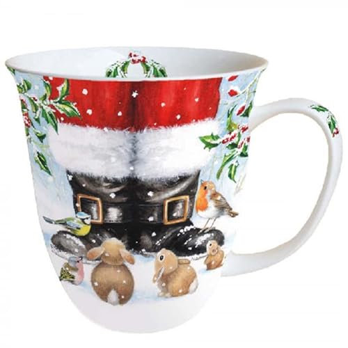 Ambiente Tasse 0,4 l Blick zum Weihnachtsmann